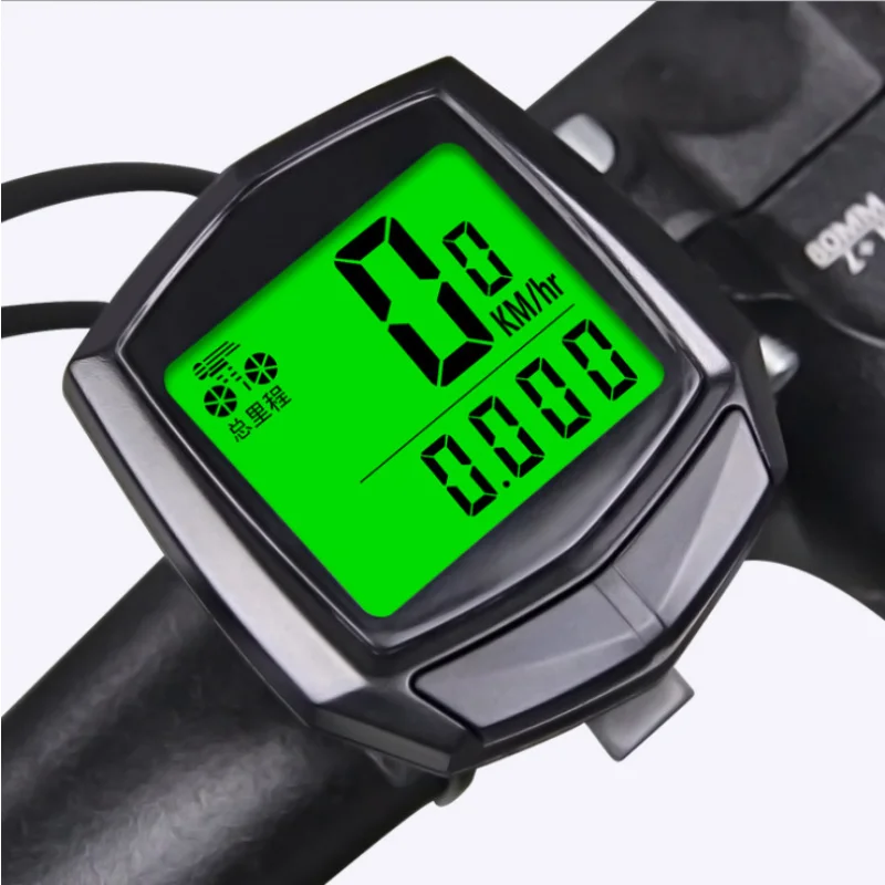 Vodotěsný cyklistický tachometr s hodinkami