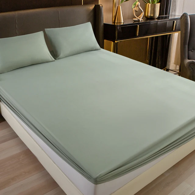 Bavlněné prostěradlo s gumičkou pro manželskou postel - 07, Rozměry 90 x 200 x 30 cm