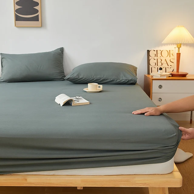 Bavlněné prostěradlo s gumičkou pro manželskou postel - 10, Rozměry 180 x 200 x 30 cm