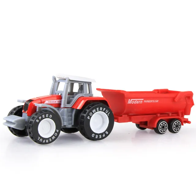 Model traktoru hračka mini auto pro děti - WJ22-Traktor červený