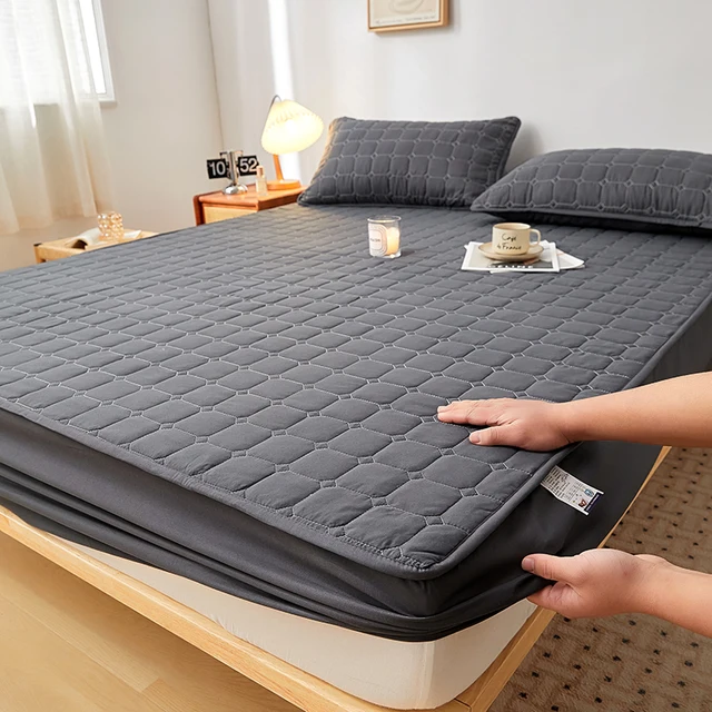 Silný chránič matrace, odolný bavlněný kryt, 160x200 - Styl 01, Rozměry 120 x 200 x 30 cm