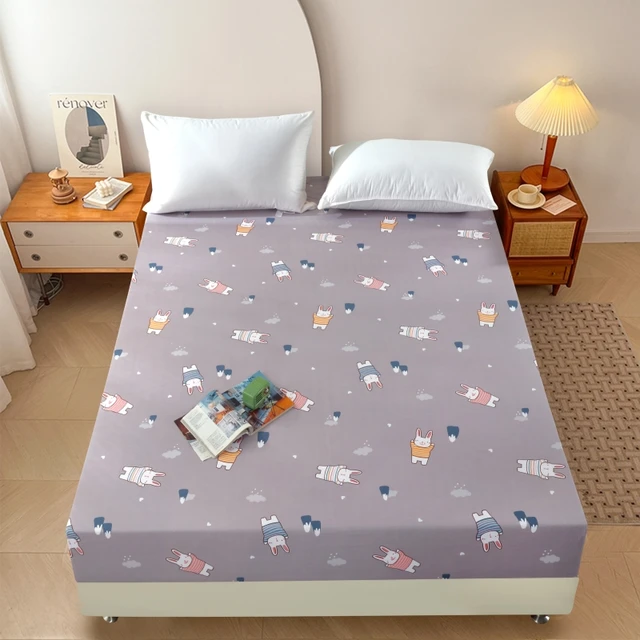 Elastický potah na matraci king size, polyesterový - 20, Rozměry 90 x 200 x 30 cm