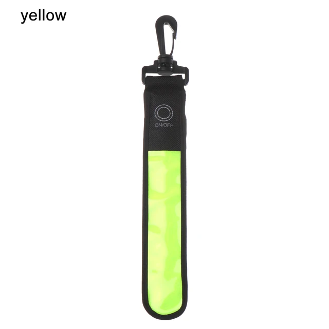 svítící bezpečnostní reflexní náramek na běh - Žlutá