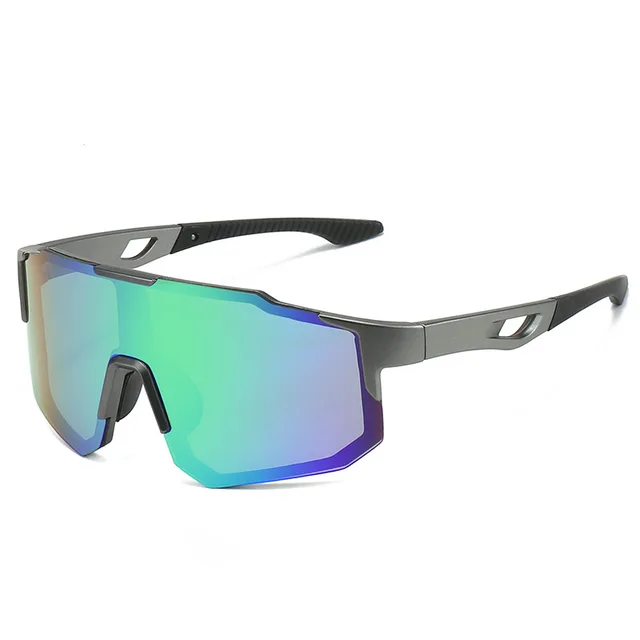 Cyklistické brýle fotochromatické polarizační UV400 - Zelená-1052
