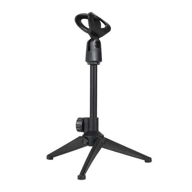 Nastavitelný stolní mikrofonní stojan pro nahrávání videa - Černá 2