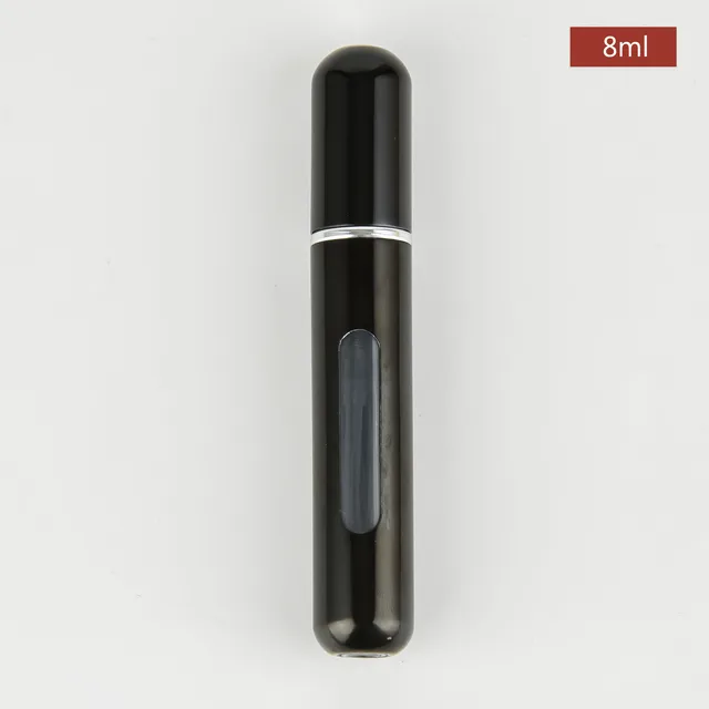 Flakon na parfém | plnitelný rozprašovač parfému - 8ml zářivě černá