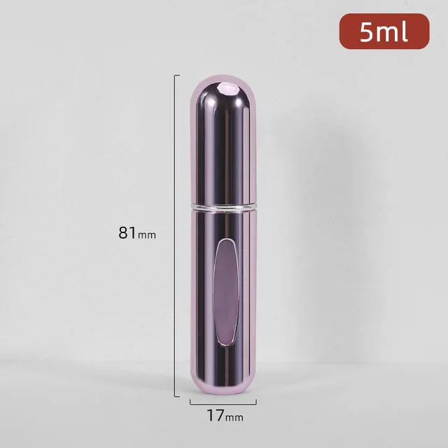 Flakon na parfém | plnitelný rozprašovač parfému - 5ml světle růžová