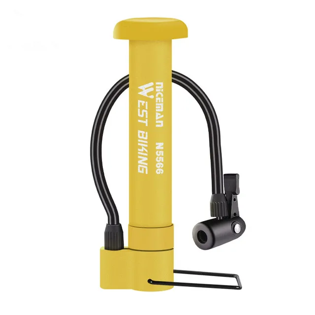 Název: Přenosná ruční pumpa s hadicí a nástroji Popis: - 18 cm žlutá