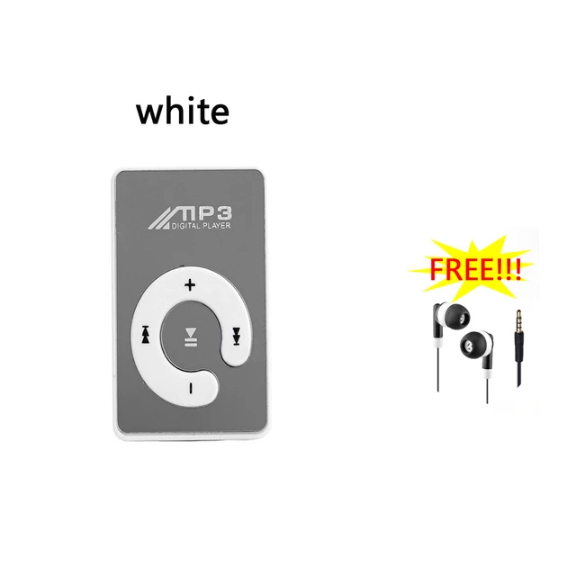 MP3 přehrávač | mini hudební přehrávač - Bílá