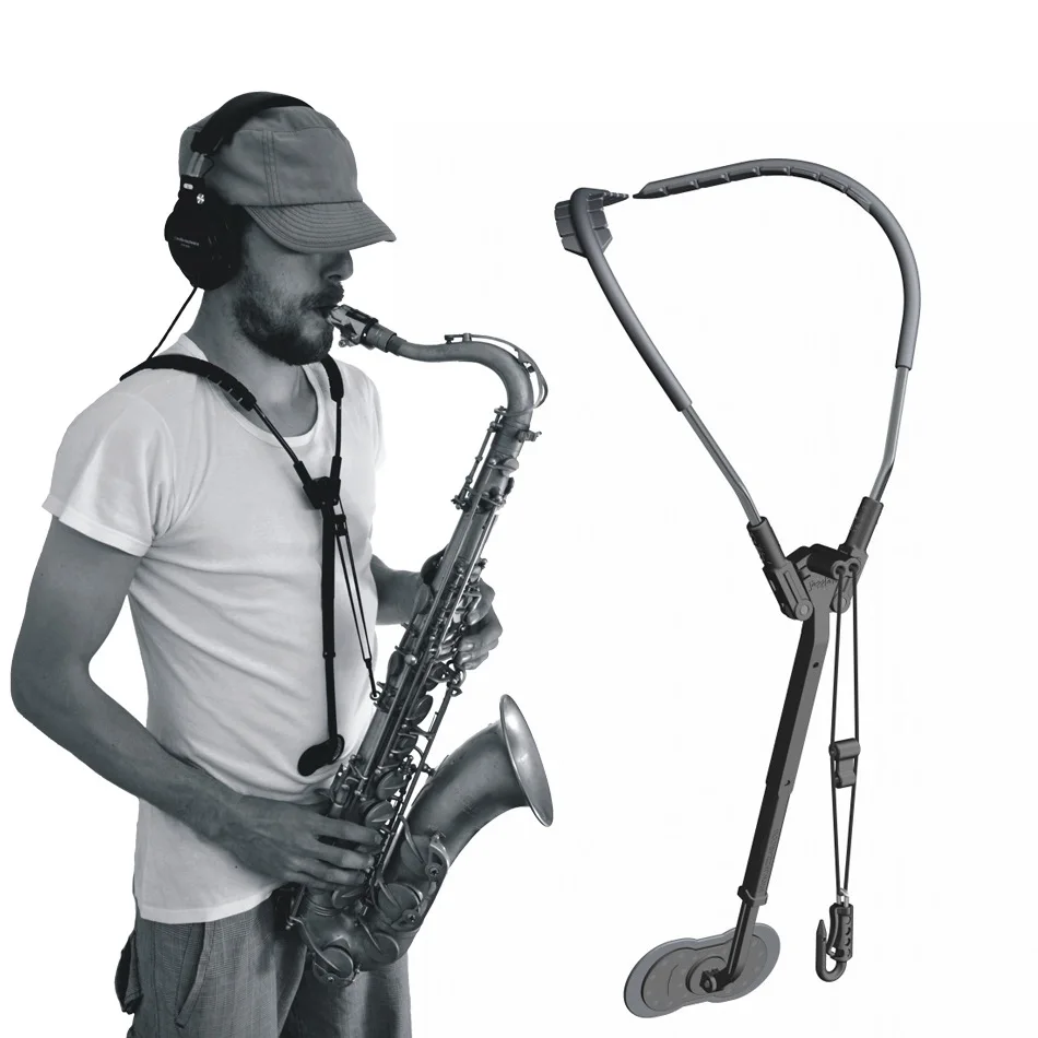 Pohodlný popruh na saxofon s ochranou ramene Vaše ramena už nebudou trpět! Tento pohodlný popruh na saxofon nabízí výjimečnou ochranu ramene a snadné nošení. Díky speciálnímu designu rozložíte váhu saxofonu rovnoměrně a zabráníte bolesti a nepohodlí v krk