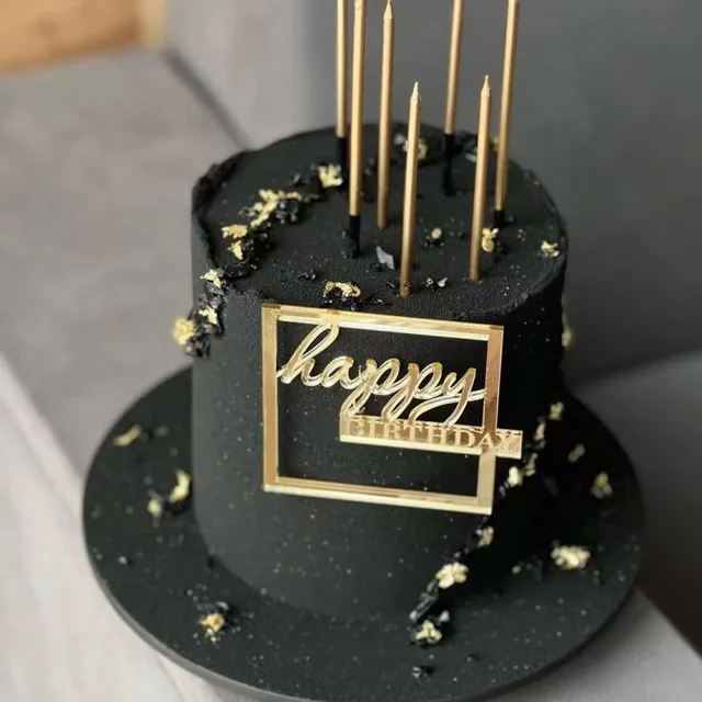 Nápis na dort Happy Birthday | ozdoba vše nejlepší - 18
