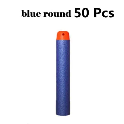 Náhradní šipky pro dětské hračky s přísavkou - 50 ks-modrá kulatá