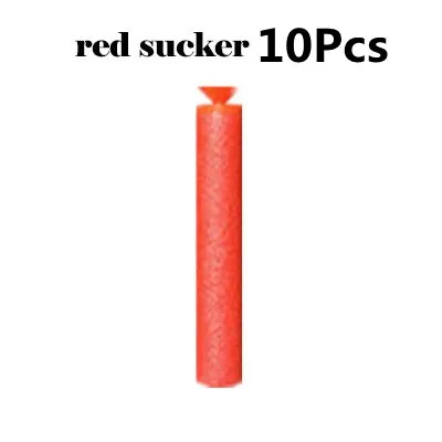 Náhradní šipky pro dětské hračky s přísavkou - 10ks-červená přísavka