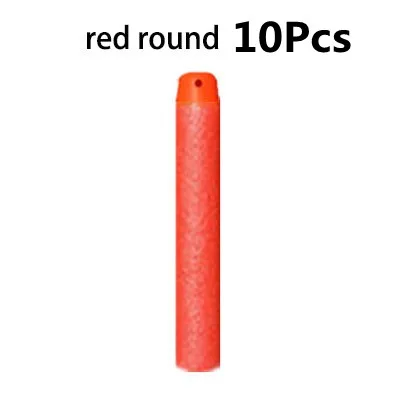 Náhradní šipky pro dětské hračky s přísavkou - 10 ks-červená kulatá