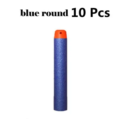 Náhradní šipky pro dětské hračky s přísavkou - 10ks-modrá kulatá