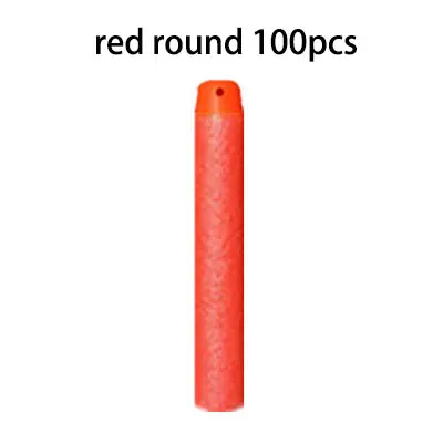 Náhradní šipky pro dětské hračky s přísavkou - 100 ks-červená kulatá