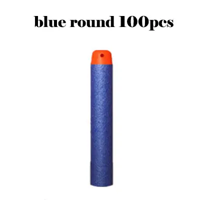 Náhradní šipky pro dětské hračky s přísavkou - 100 ks-modrá kulatá
