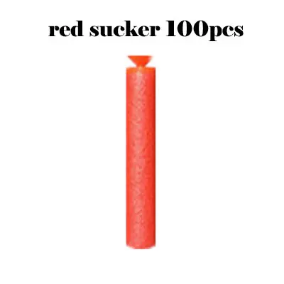 Náhradní šipky pro dětské hračky s přísavkou - 100ks-červená přísavka
