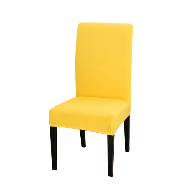 Potah na židli | elastický potah na židli, 1 ks - žlutá, Univerzální