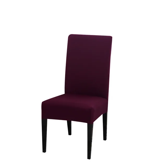 Potah na židli | elastický potah na židli, 1 ks - Tmavě fialová, Univerzální