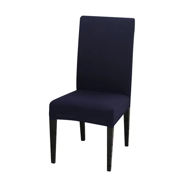 Potah na židli | elastický potah na židli, 1 ks - Tmavě modrá, Univerzální