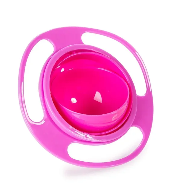 Gyro bowl | nevyklopitelná miska pro děti - Růžová