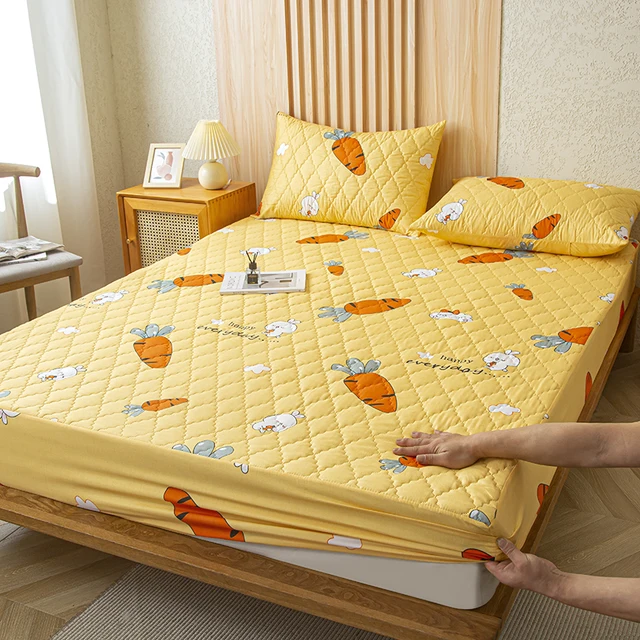 Vodotěsný matracový chránič, komfortní ložní prádlo - 02, 200 x 220 cm (79 x 86,6 palce)