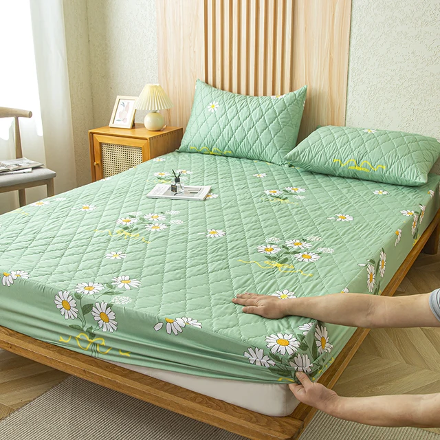 Vodotěsný matracový chránič, komfortní ložní prádlo - 03, 180 x 220 cm (71 x 86,6 palce)