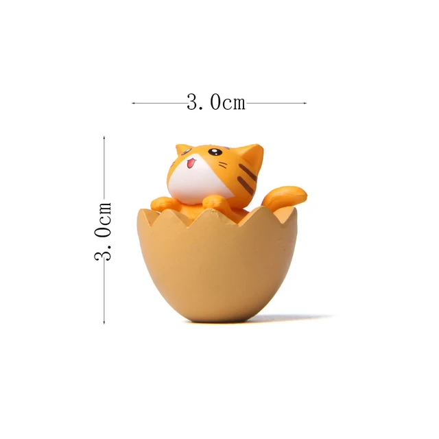 roztomilé kočičí mini figurky pro dětský pokoj - Typ B 02
