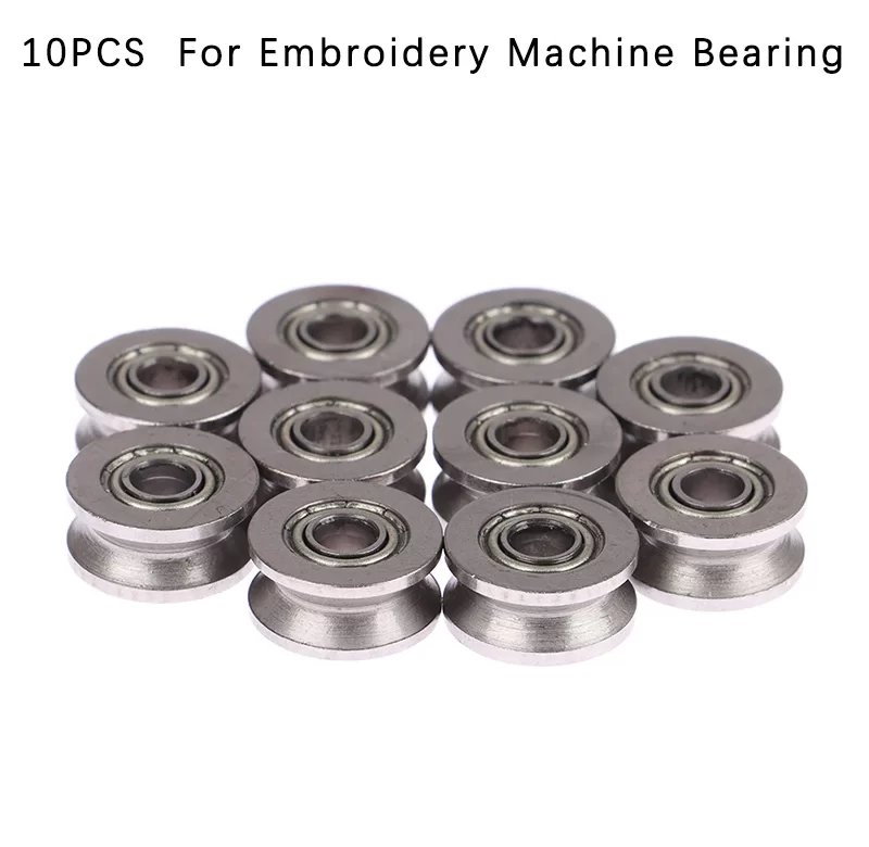 Vodící kuličková ložiska V drážka | 10ks