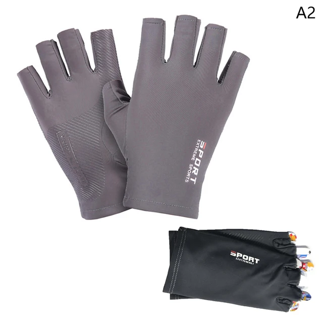 dotykové sportovní rukavice s uv ochranou prodyšné - A2