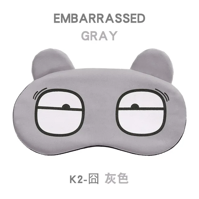 Spací maska unisex na pohodlné noční spaní - K2-šedá