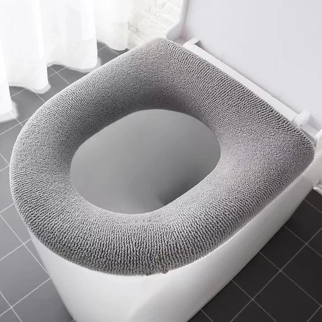 Univerzální potah na WC sedátko - šedá