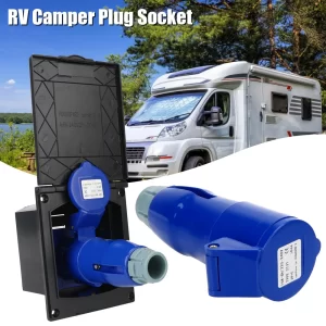 Venkovní zásuvka pro karavan s krytem 230V