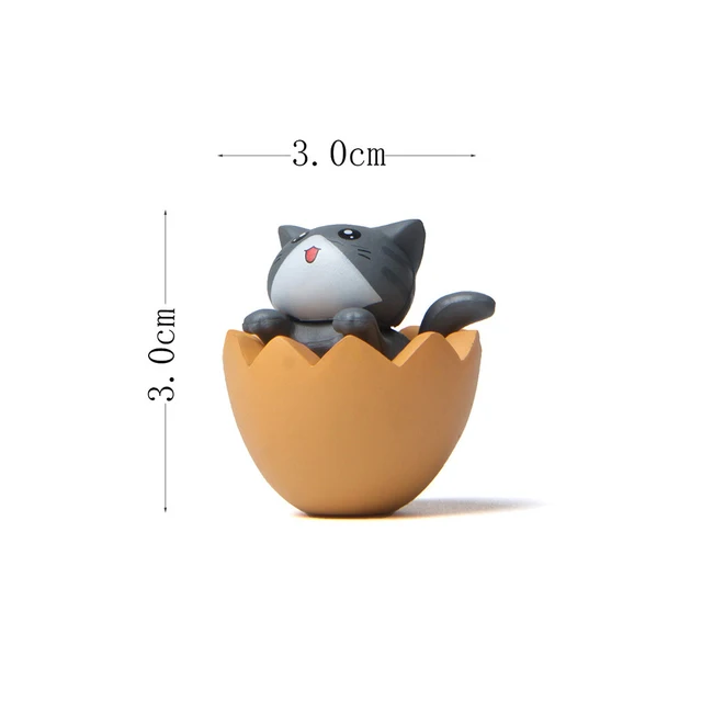 roztomilé kočičí mini figurky pro dětský pokoj - Typ B 03