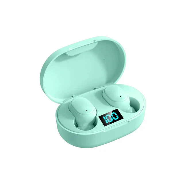 Bluetooth sluchátka | bezdrátová sluchátka s nabíjecí krabičkou - Zelená