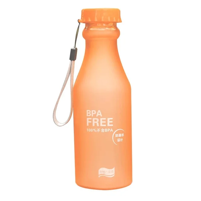 Flaška na vodu | plastová láhev na vodu - 550ml, Oranžová