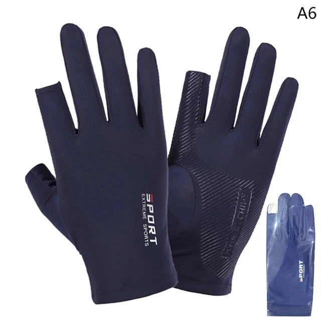 dotykové sportovní rukavice s uv ochranou prodyšné - A6