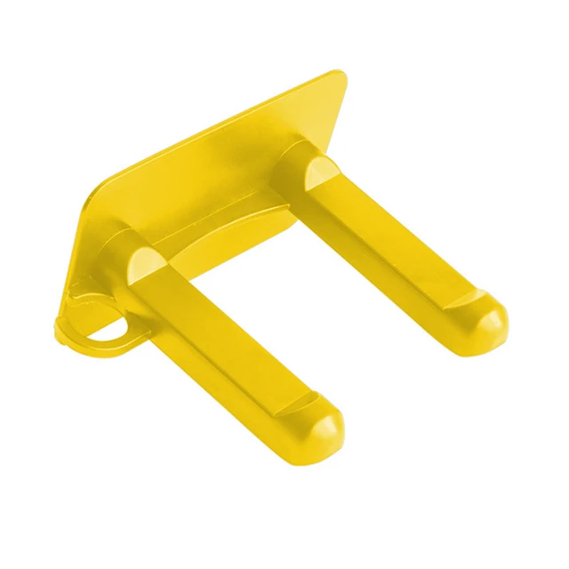 Držák na fén kovový / plastový - styl 4 Žlutá