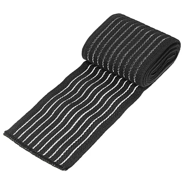 Elastický kineziologický obvaz pro sportovní ochranu - Černá, Pásky na kotníky 70 cm