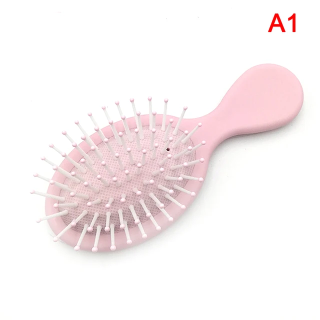antistatický masážní kartáč na vlasy s akupunkturními body - A1