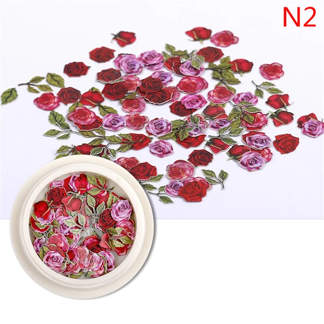 Barevné květinové ozdoby pro DIY šperky - N2