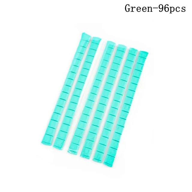 gelové tipy na nehty s lepicí hlinkou opakovaně použitelné - 96KS Zelená