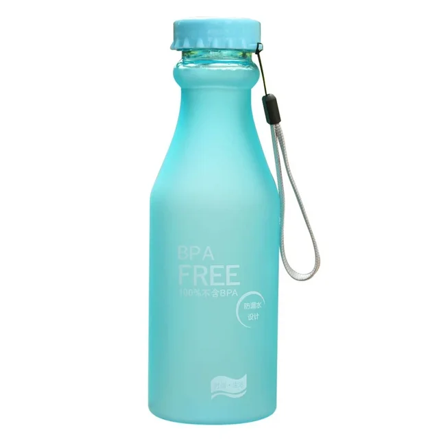 Flaška na vodu | plastová láhev na vodu - 550ml, Světle modrá