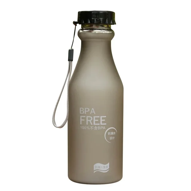 Flaška na vodu | plastová láhev na vodu - 550ml, černá