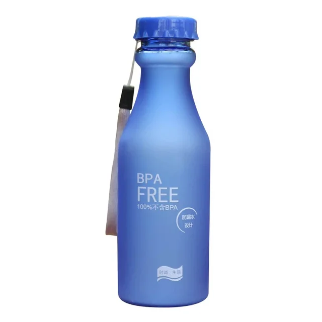 Flaška na vodu | plastová láhev na vodu - 550ml, Modrá