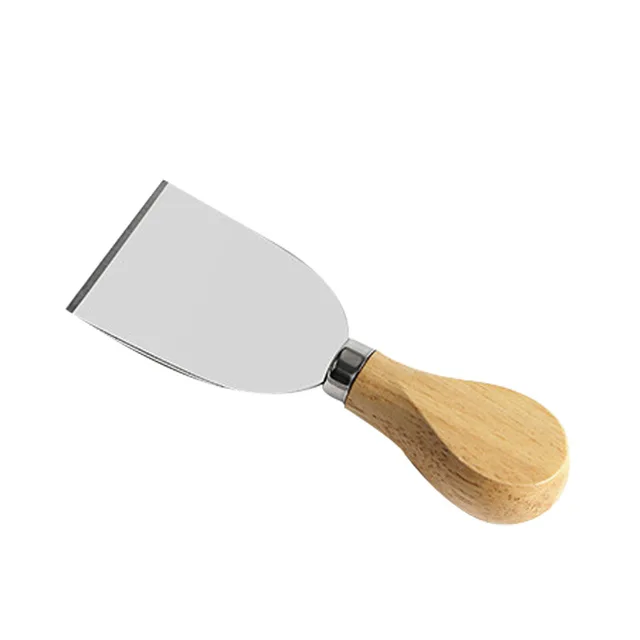 Bambusová sada nožů na sýr s dřevěnými rukojeťmi - 1ks lopata
