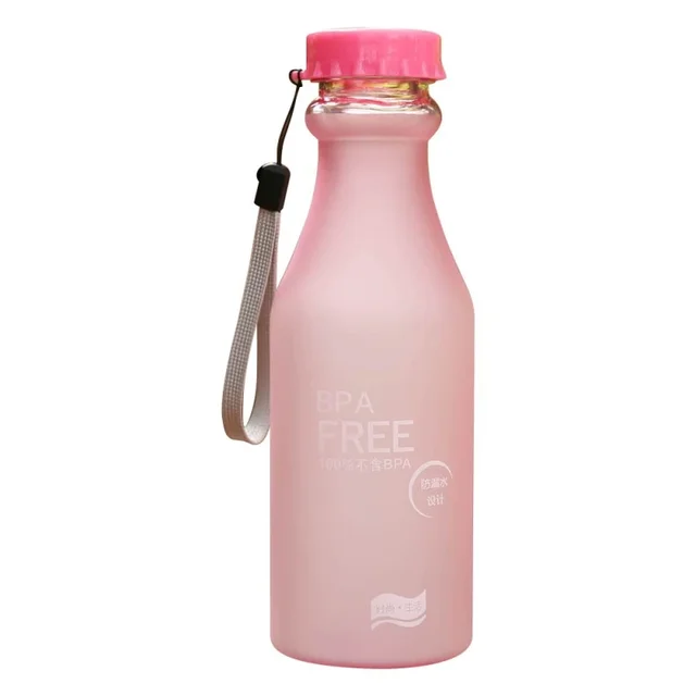 Flaška na vodu | plastová láhev na vodu - 550ml, Růžová