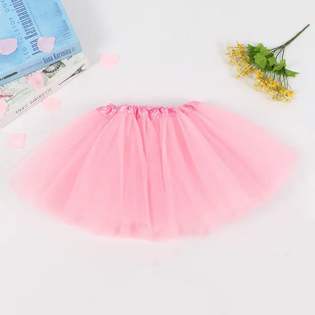 Dětská tutu sukně | tylová sukně pro děti, univerzální velikost - Světle růžová