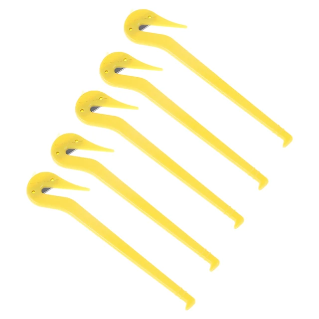 Sada 5 gumiček na vlasy s řezačkou pro dívky - Žlutá